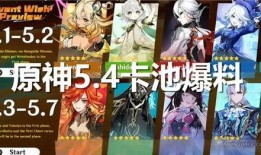 原神卡池爆料四星最新,神秘力量即将降临